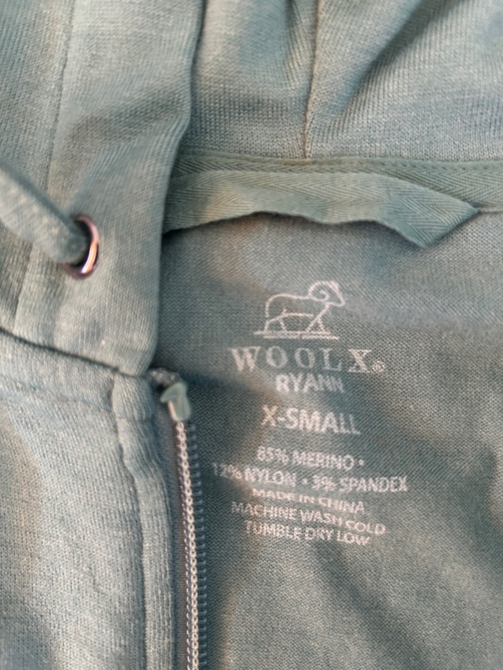 Woolx Ryann Merino Wool-Blend Travel Hoodie NWT - Picture 6 of 16